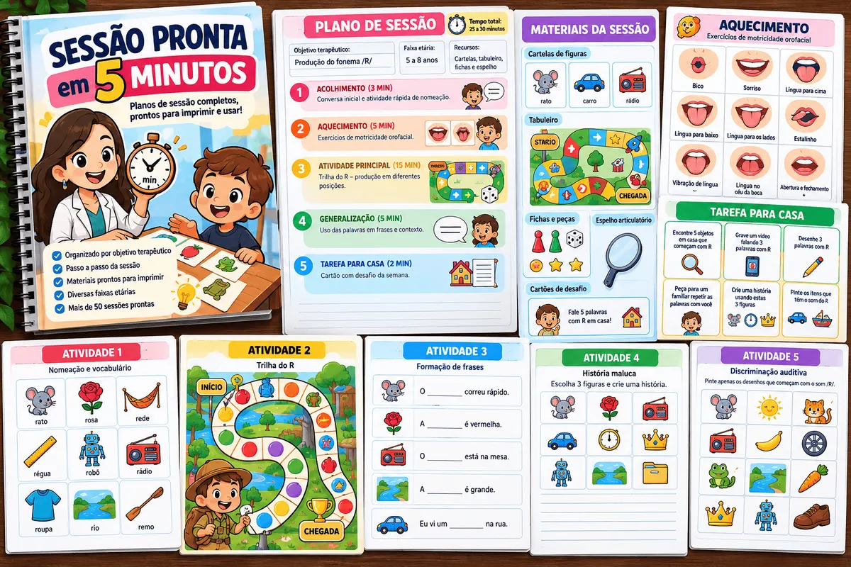 Sessão Pronta em 5 Minutos